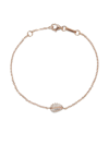 ANITA KO PALM LEAF DIAMOND BRACELET