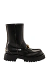 GUCCI GUCCI HORSEBIT ANKLE BOOTS