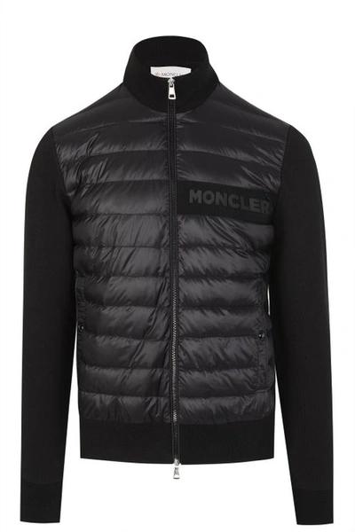 Moncler Black Nylon Outerwear Jacket
