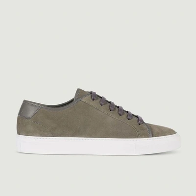 National Standard 30mm Edition 3 Suede Low Sneakers In Sage Suede