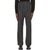 LEMAIRE GREY ELASTICATED TROUSERS