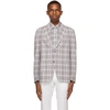 ERMENEGILDO ZEGNA MULTICOLOR PURE COTTON BLAZER