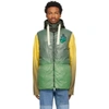 MONCLER GENIUS 1 MONCLER JW ANDERSON GREEN DOWN CHESIL VEST