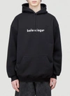 BALENCIAGA BALENCIAGA COPYRIGHT LOGO PRINT HOODIE