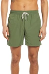 Polo Ralph Lauren Traveler Mid-length Swim Shorts In Supply Olive