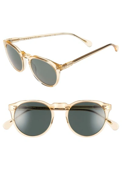 Raen Remmy 49mm Polarized Sunglasses In Champagne Crystal