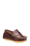 Elephantito Baby Boy's Alex Leather Driving Loafers In Apache