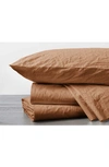 COYUCHI CRINKLED ORGANIC COTTON PERCALE SHEET SET,1022842