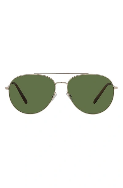 Oliver Peoples Airdale Ov1286s 710 Pilot Sunglasses In Green