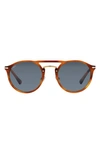 Persol Po3264s Phantos-frame Acetate Sunglasses In Trasparent Grey/ Light Pink
