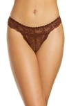 LOVE, VERA FLORAL LACE THONG,1024
