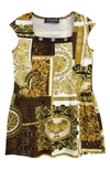 VERSACE KIDS' BAROCCO PATCHWORK DRESS,10000211A00270