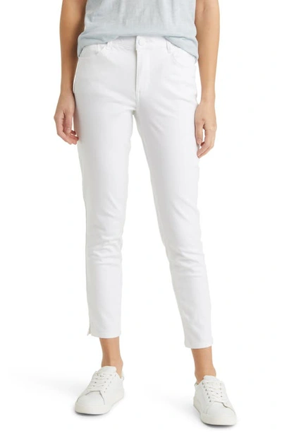 Wit & Wisdom 'ab'solution High Waist Ankle Skinny Pants In Optic White