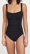 Karla Colletto Ruch-front Underwire One-piece In Black