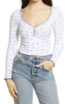BDG URBAN OUTFITTERS DITSY POINTELLE TOP,73438681