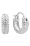 Monica Vinader X Doina Silver Huggie Hoop Earrings