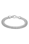 MONICA VINADER HEIRLOOM WOVEN WIDE CHAIN BRACELET,SS-BL-DOWB-NON