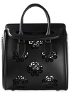 ALEXANDER MCQUEEN 'Heroine' Cut Out Floral Tote