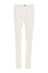 INCOTEX INCOTEX MEN'S WHITE OTHER MATERIALS trousers,1W003590312016 50