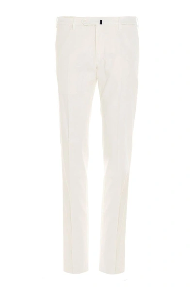 Incotex Men's White Other Materials Trousers