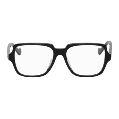 Loewe Filipa Square Acetate Glasses In Black