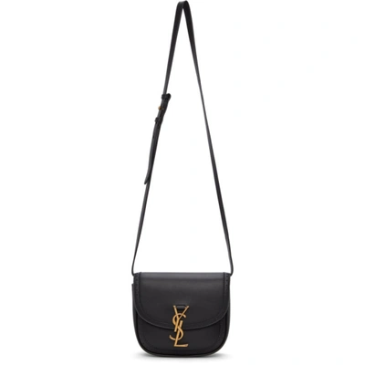 Saint Laurent Kaia Medium Leather Cross-body Bag In Black