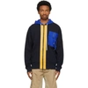 MONCLER GENIUS 1 MONCLER JW ANDERSON NAVY ZIP-UP JACKET