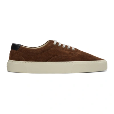 Saint Laurent Venice Low Top Trainers Trainers Man In Brown
