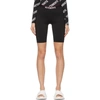 VETEMENTS BLACK LOGO CYCLING SHORTS