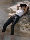 AS BY DF AS BY DF THE DENISE RECYCLED LEATHER TROUSER