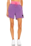 Jordan Flight Women's Fleece Shorts In Wild Violet & Pinksicle