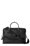 Shinola Men's Canfield Vachetta Leather Weekday Briefcase In Black