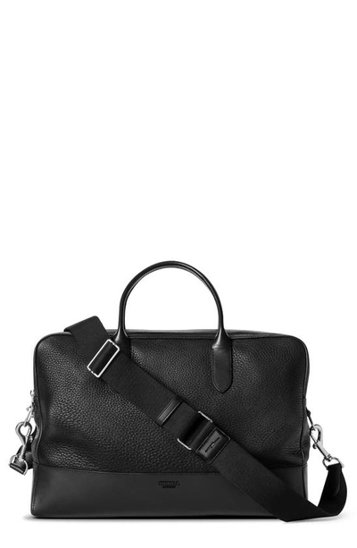 Shinola Men's Canfield Vachetta Leather Weekday Briefcase In Black