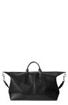 Shinola Canfield Classic Leather Duffle Bag In Black
