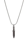 NORDSTROM SNAKE CHAIN PENDANT NECKLACE,NMFE393SP21M