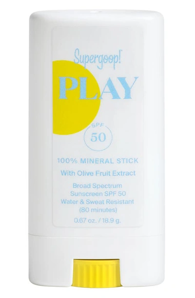 Supergoopr Supergoop! Play 100% Mineral Stick Spf 50 Sunscreen With Olive Fruit Extract, 0.67 oz