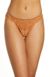 LOVE, VERA FLORAL LACE THONG,1022