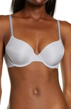 B.tempt'd By Wacoal Future Foundation Underwire T-shirt Bra In Lilac Grey