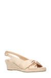 Bella Vita Women's Kimora Espadrille Wedge Sandals Women's Shoes In Natural