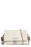 ZADIG & VOLTAIRE ROCKY GRAINED LEATHER CROSSBODY,SKAP2023F