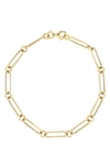 Bony Levy Ofira 14k Gold Alternating Link Bracelet In Yellow Gold