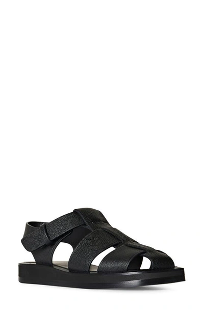 The Row Fisherman Sandal In Black