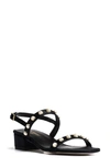 JON JOSEF SAWYER IMITATION PEARL SANDAL,SAWYER-BSA