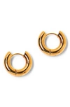 TESS + TRICIA ESTELLE MEDIUM HUGGIE HOOP EARRING,ESE-ME