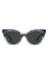 Oliver Peoples Laiya Cat-eye Acetate Sunglasses In Blue