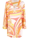 EMILIO PUCCI GRAPHIC-PRINT TUNIC DRESS