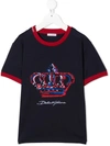 DOLCE & GABBANA CROWN-PRINT T-SHIRT