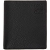 LOEWE BLACK VERTICAL BIFOLD WALLET