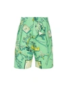 Etro Printed Cotton Gabardine Bermuda Shorts In Fantasia