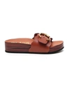 CHLOÉ CHLOÉ LAUREN FOOTBED MULE SANDALS